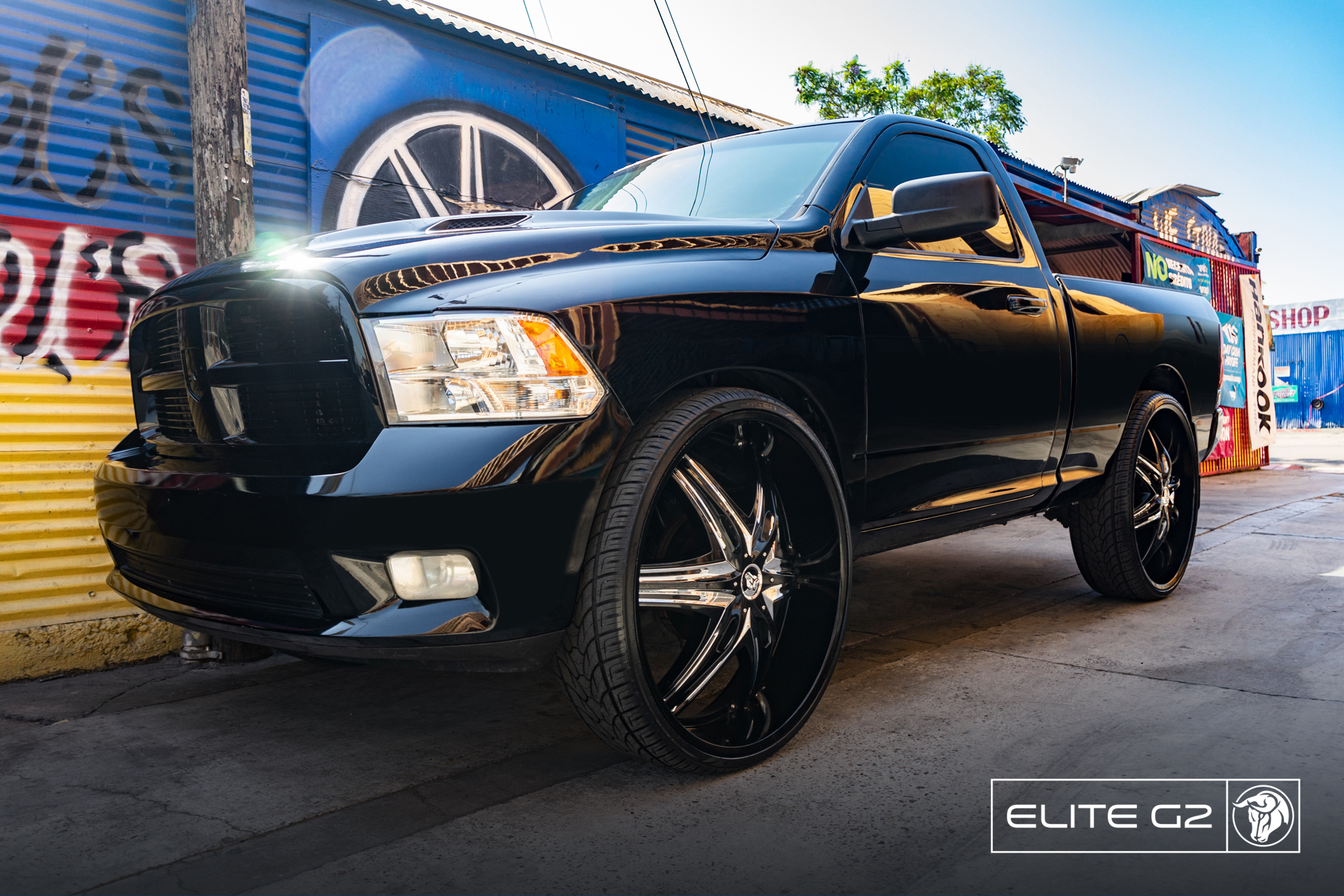 Diablo 32″ Elite G2 Wheels on a RAM Single Cab – Diablo Wheels USA