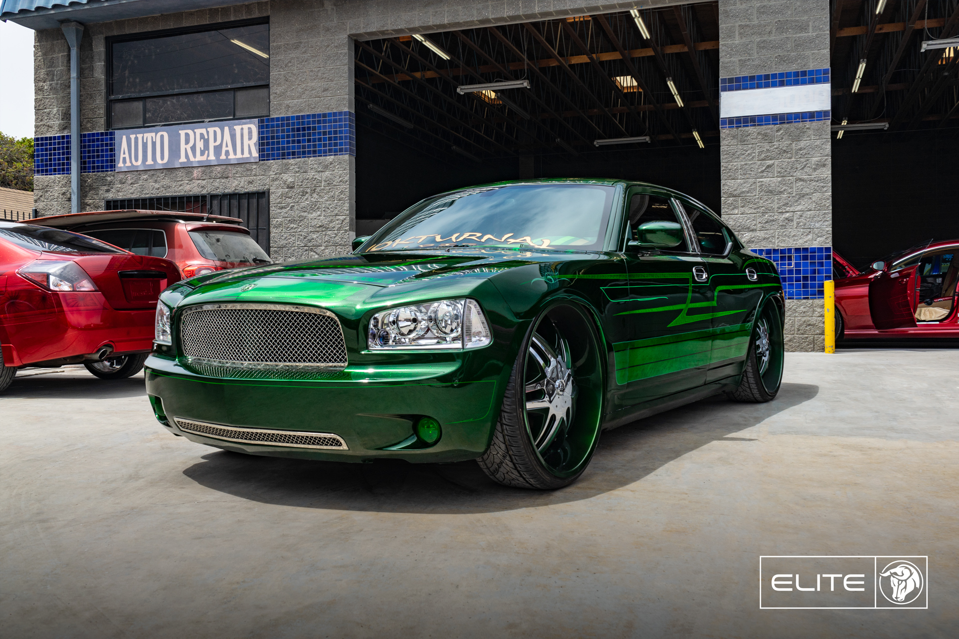 Diablo 26″ Custom Elite Wheels on a Dodge Charger – Diablo Wheels USA