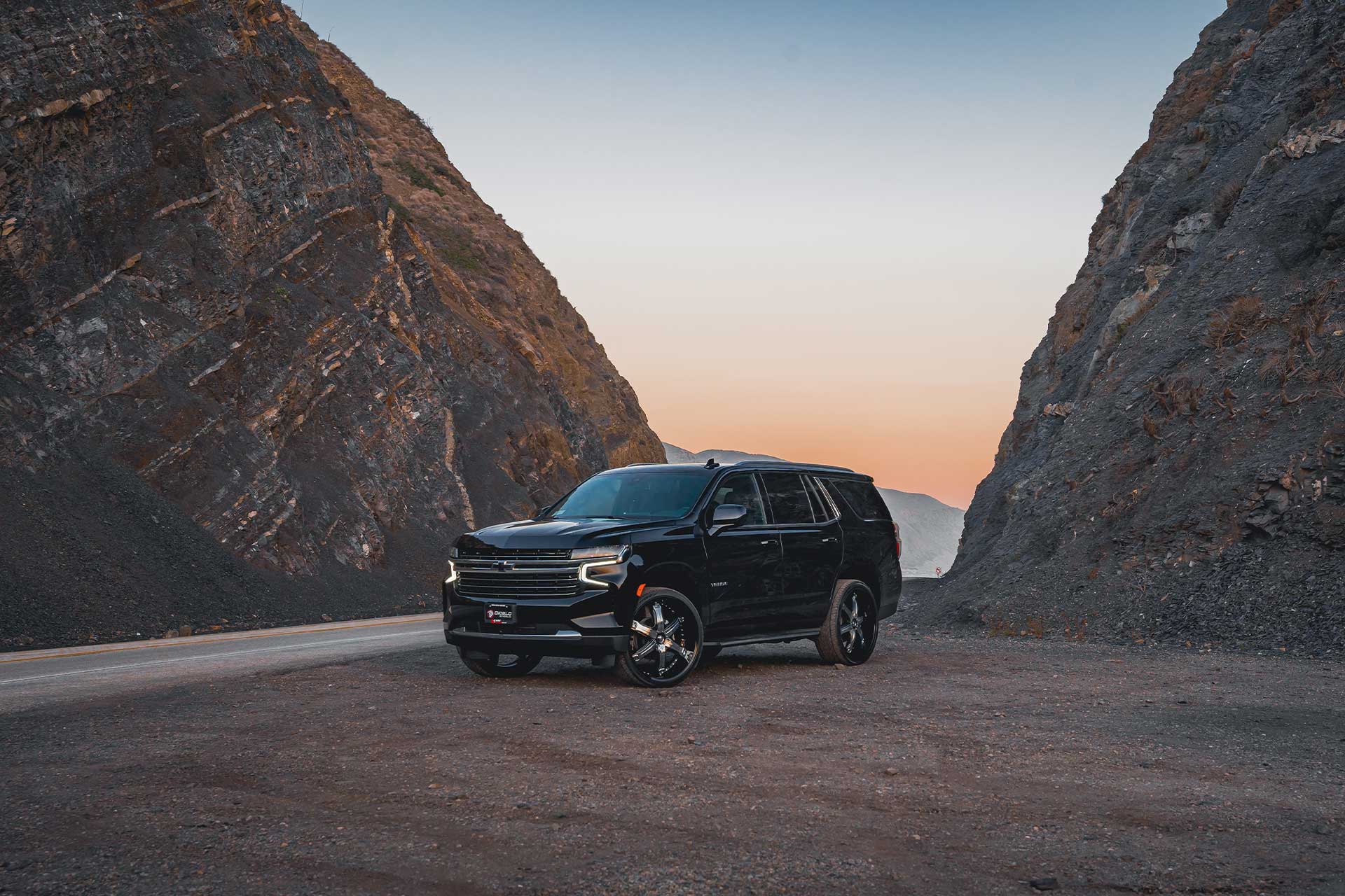 2021 Chevy Tahoe on 26x10 Diablo Fury Rims